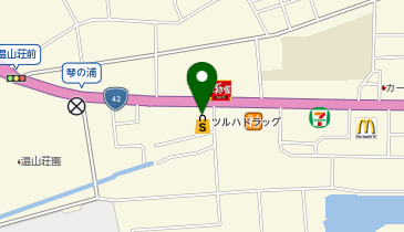 宅配ロッカーPUDO ツルハドラッグ 和歌山船尾店の地図画像
