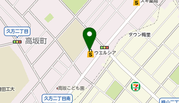宅配ロッカーPUDO ウエルシア 天白高坂店の地図画像