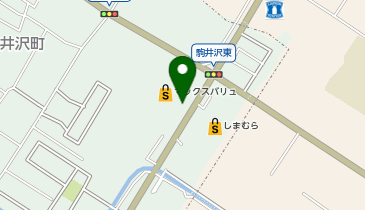 宅配ロッカーPUDO マックスバリュ 駒井沢店の地図画像