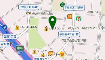 宅配ロッカーPUDO イズミ ゆめタウンみゆきの地図画像