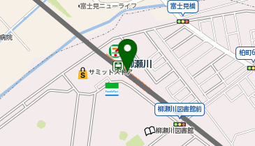 宅配ロッカーPUDO 東武鉄道 東上線 柳瀬川駅の地図画像