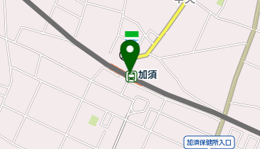 宅配ロッカーPUDO 東武鉄道 伊勢崎線 加須駅の地図画像