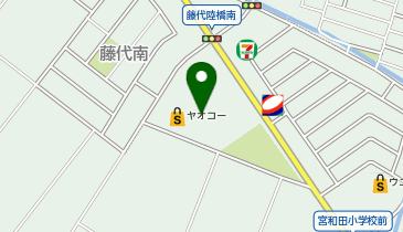 宅配ロッカーPUDO ヤオコー 藤代店の地図画像