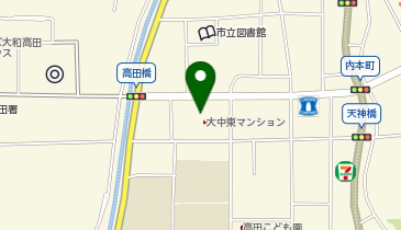 宅配ロッカーPUDO ウエルシア 大和高田大中東店の地図画像