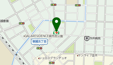 宅配ロッカーPUDO セブン-イレブン 蕨塚越5丁目店の地図画像