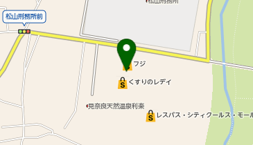 宅配ロッカーPUDO フジ フジ見奈良店の地図画像