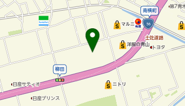 宅配ロッカーPUDO フジ フジグラン高知の地図画像