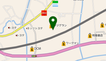 宅配ロッカーPUDO フジ フジグラン四万十の地図画像