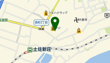 宅配ロッカーPUDO フジ フジ須崎店の地図画像