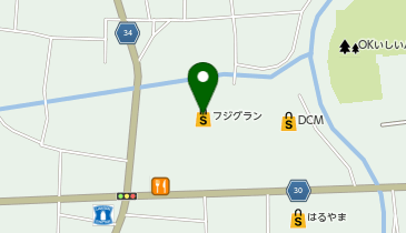 宅配ロッカーPUDO フジ フジグラン石井の地図画像