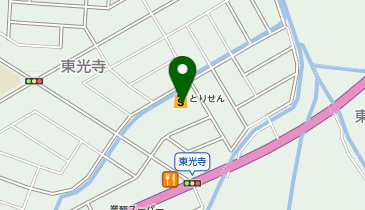 宅配ロッカーPUDO とりせん 東光寺店の地図画像