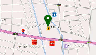 宅配ロッカーPUDO とりせん 小山土塔店の地図画像