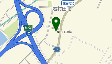 宅配ロッカーPUDO ヤマト運輸 佐久平センターの地図画像