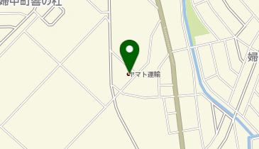 宅配ロッカーPUDO ヤマト運輸 婦中センターの地図画像