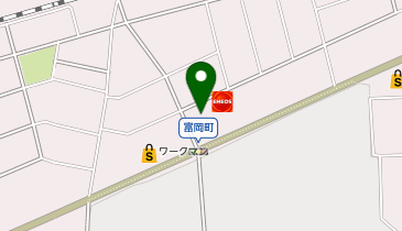 宅配ロッカーPUDO ウエルシア 佐野富岡店の地図画像