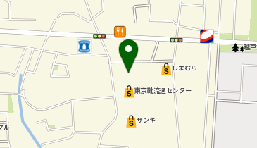 宅配ロッカーPUDO ウエルシア 宇都宮越戸店の地図画像