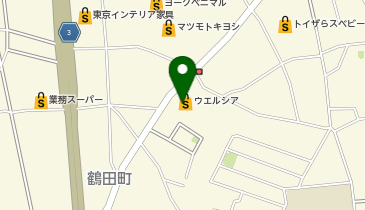 宅配ロッカーPUDO ウエルシア 宇都宮鶴田町店の地図画像