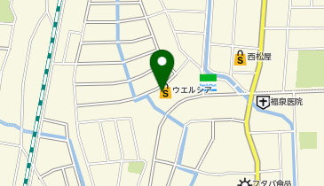 宅配ロッカーPUDO ウエルシア 宇都宮簗瀬2号店の地図画像