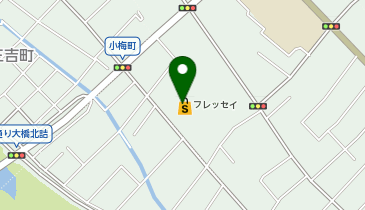 宅配ロッカーPUDO フレッセイ 桐生南店の地図画像