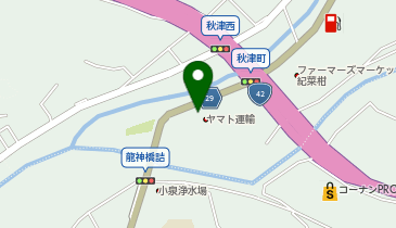 宅配ロッカーPUDO ヤマト運輸 紀州田辺稲成センターの地図画像