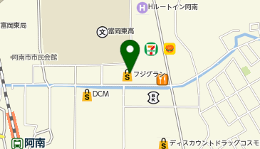 宅配ロッカーPUDO フジ フジグラン阿南の地図画像