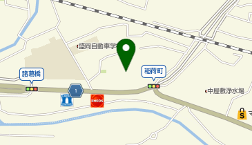 宅配ロッカーPUDO ヤマト運輸 盛岡稲荷町センターの地図画像