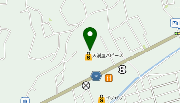 宅配ロッカーPUDO 天満屋ストア ハピーズ円山店の地図画像
