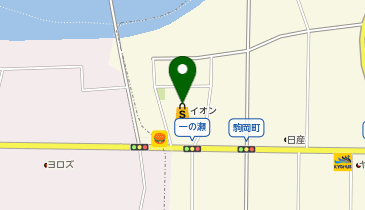 宅配ロッカーPUDO イオン 駒岡店の地図画像