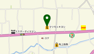 宅配ロッカーPUDO マツモトキヨシ 東和田店の地図画像
