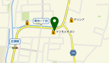 宅配ロッカーPUDO マツモトキヨシ 寿店の地図画像