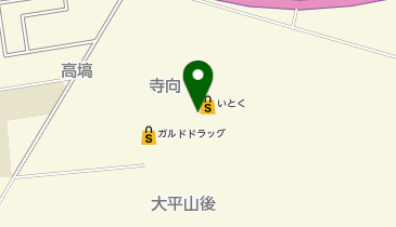 宅配ロッカーPUDO 伊徳 能代S・Cの地図画像