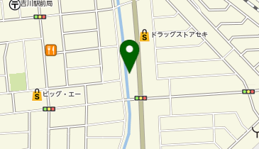 宅配ロッカーPUDO コインランドリープードル 吉川美南店の地図画像