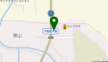宅配ロッカーPUDO ウエルシア 南河内河南店の地図画像
