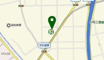 宅配ロッカーPUDO セブン-イレブン 八潮浮塚店の地図画像