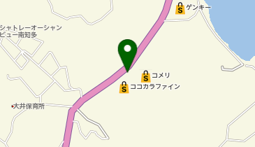 宅配ロッカーPUDO ココカラファイン 南知多店の地図画像