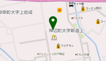 宅配ロッカーPUDO フジ フジグラン神辺の地図画像