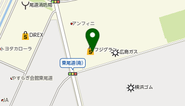 宅配ロッカーPUDO フジ フジグラン尾道の地図画像