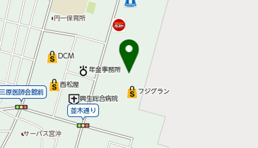 宅配ロッカーPUDO フジ フジグラン三原の地図画像