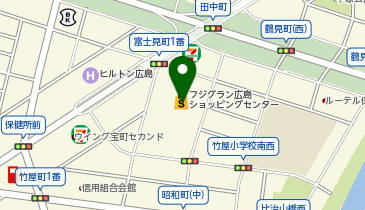 宅配ロッカーPUDO フジ フジグラン広島の地図画像