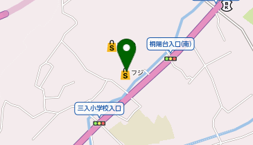 宅配ロッカーPUDO フジ フジ三入店の地図画像