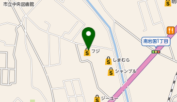 宅配ロッカーPUDO フジ フジ南岩国店の地図画像