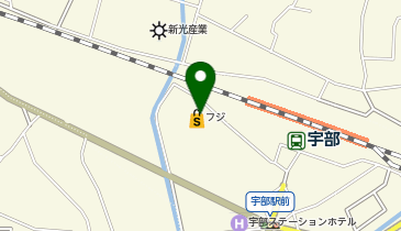 宅配ロッカーPUDO フジ フジ西宇部店の地図画像