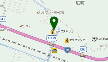 宅配ロッカーPUDO マックスバリュ 広東店の地図画像