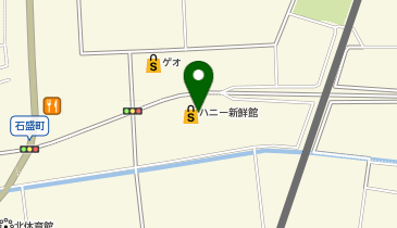 宅配ロッカーPUDO ハニー新鮮館 つくし野店の地図画像