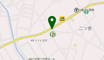 宅配ロッカーPUDO セブン-イレブン 上尾二ツ宮店の地図画像