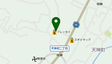 宅配ロッカーPUDO フレッセイ 天神店の地図画像