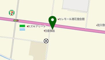 宅配ロッカーPUDO ヤマト運輸 一関赤荻センターの地図画像