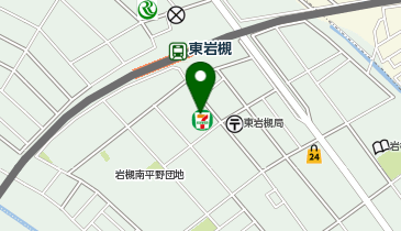 宅配ロッカーPUDO セブン-イレブン 東岩槻駅南店の地図画像