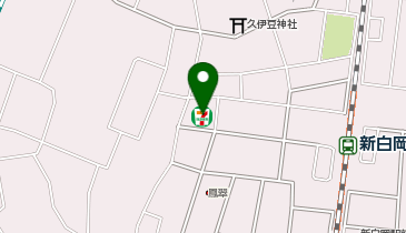 宅配ロッカーPUDO セブン-イレブン 新白岡駅西口店の地図画像