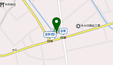 宅配ロッカーPUDO セブン-イレブン 杉戸並塚店の地図画像